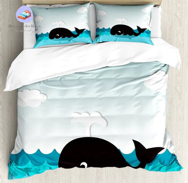 Housse de Couette Baleine Respire